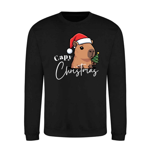 Adult Capybara Christmas Jumper