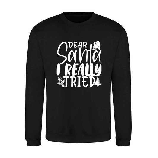 Adult Dear Santa Christmas Jumper