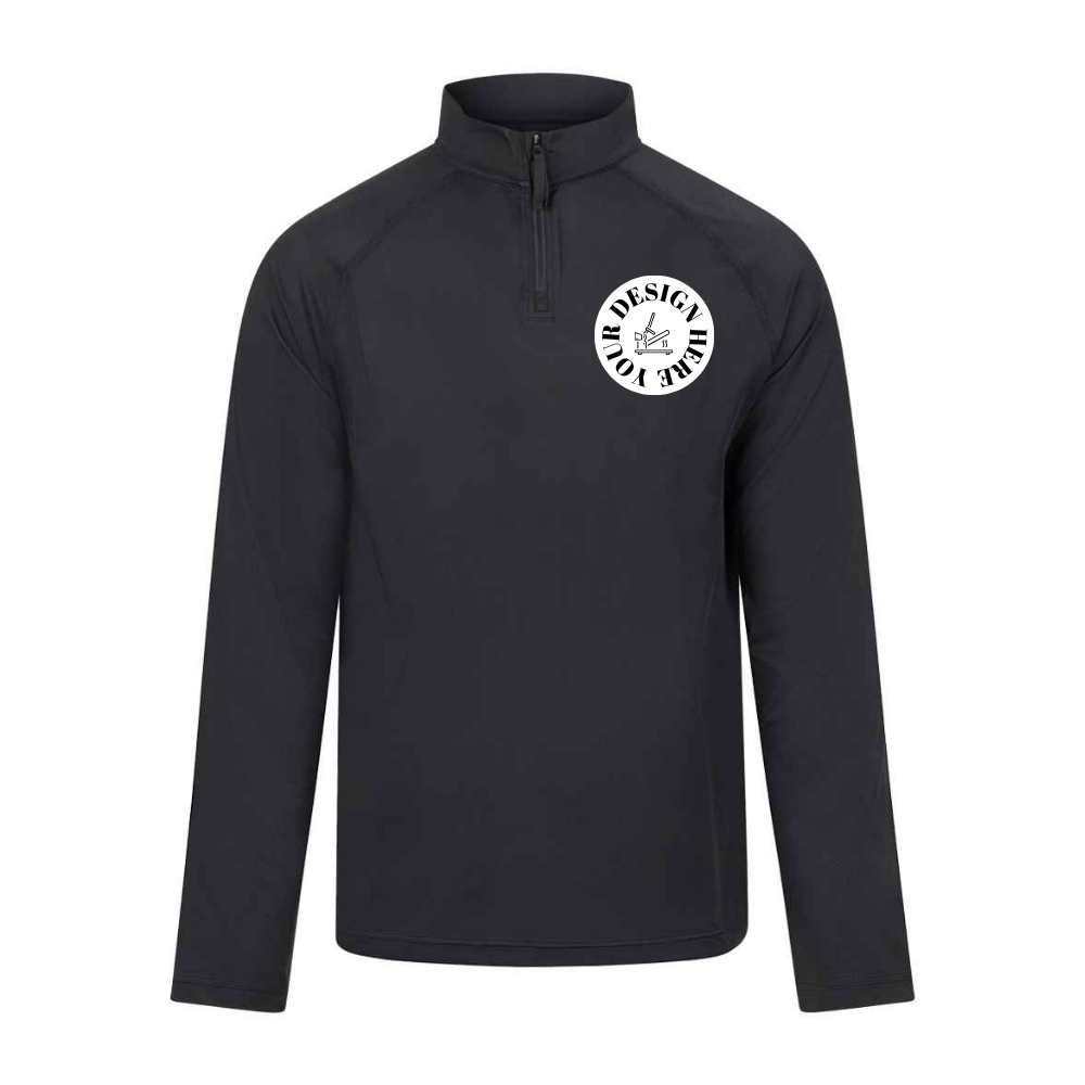 Adults Personalised Lightweight Active 1/4 Zip Top