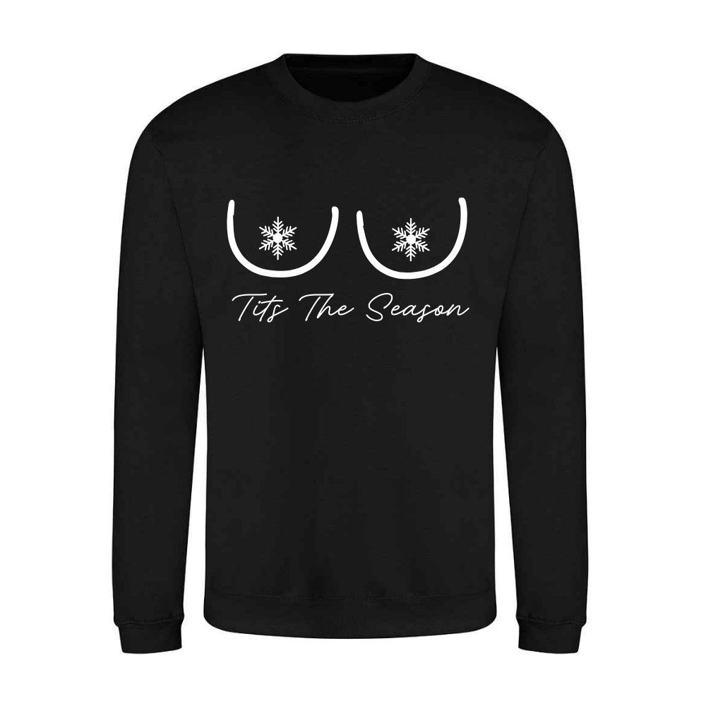 Adult Tits the Season Christmas Jumper