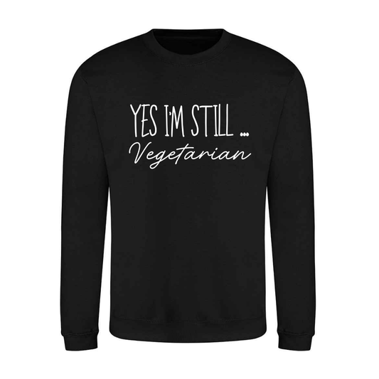 Adult Yes I'm still Vegetarian Christmas Jumper